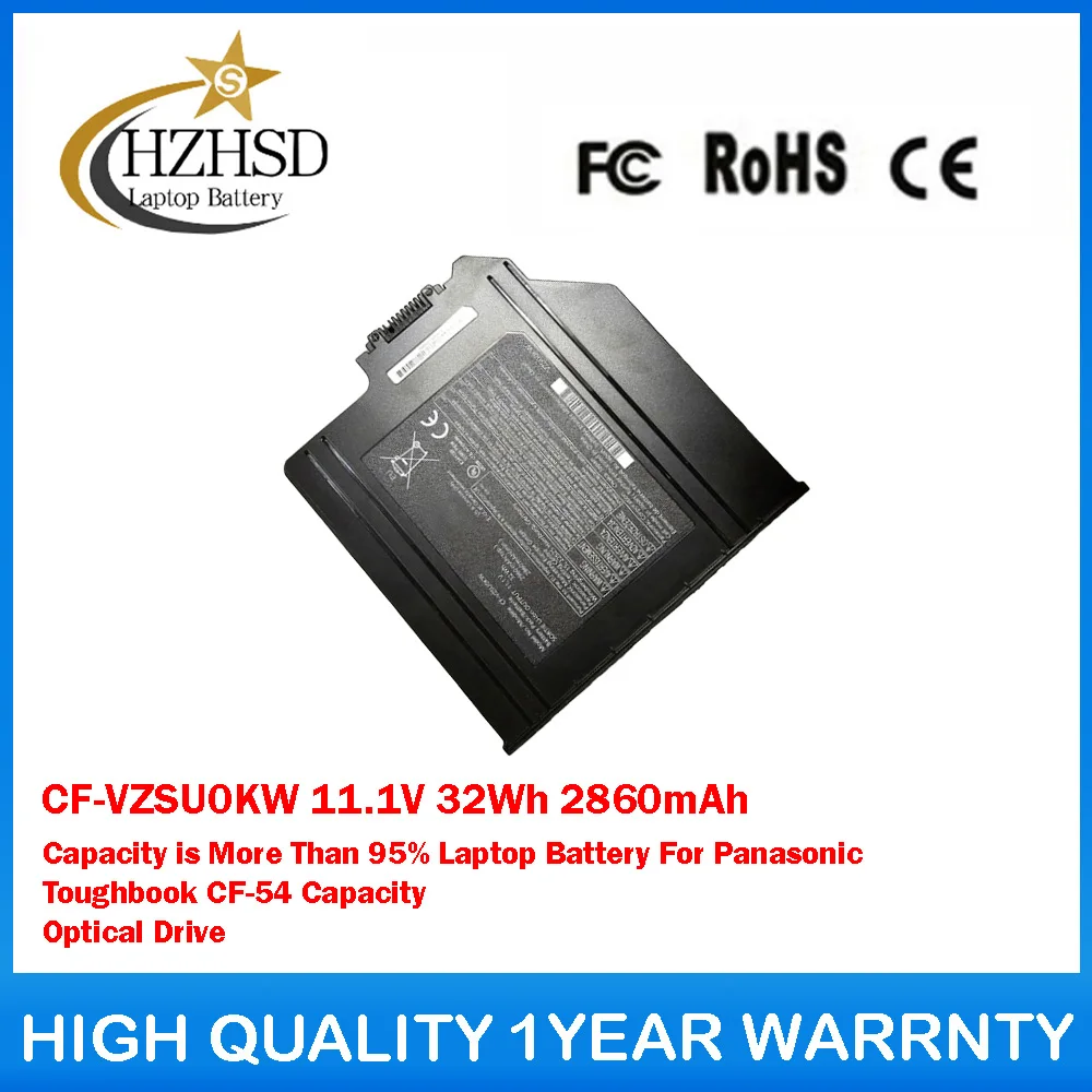 

CF-VZSU0KW 11.1V 32Wh 2860mAh Capacity is More Than 95% Laptop Battery For Panasonic Toughbook CF-54 Capacity Optical Drive