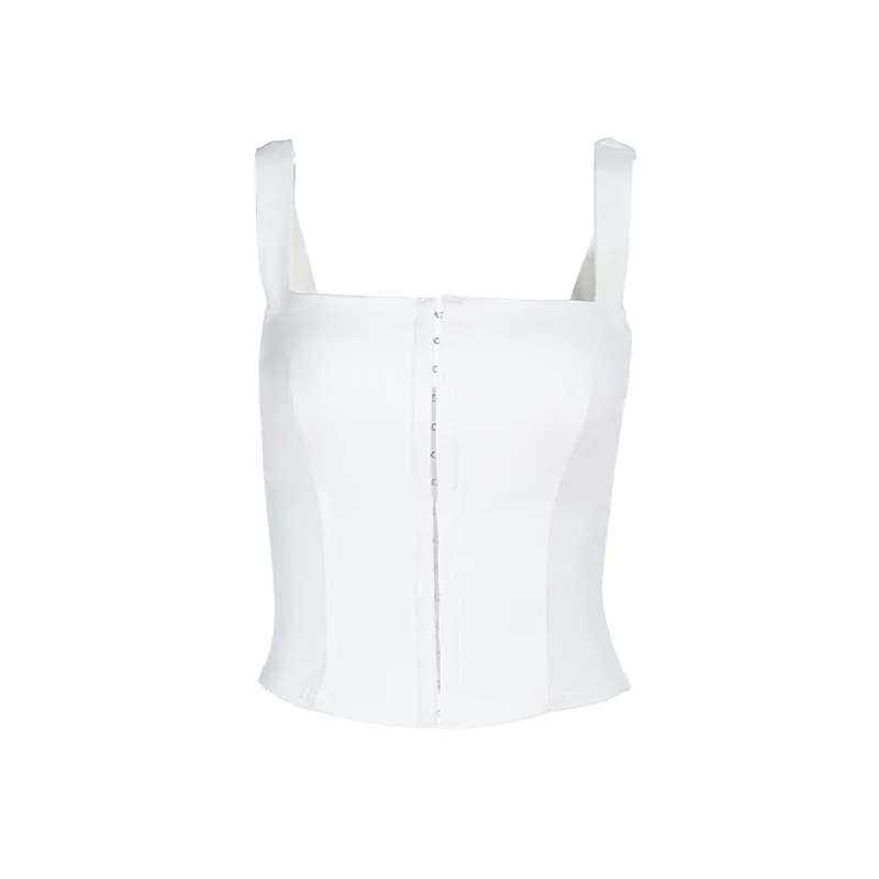 

Buckle Waist Slimming Top 2025 Summer New Camisole Vest