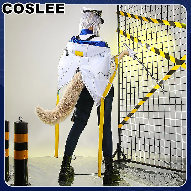 COSLEE Vtuber Nijisanji Shioriha Ruri Cosplay Costume Lovely Uniforms With Tail Halloween Party Outfit For Women Game Suit New