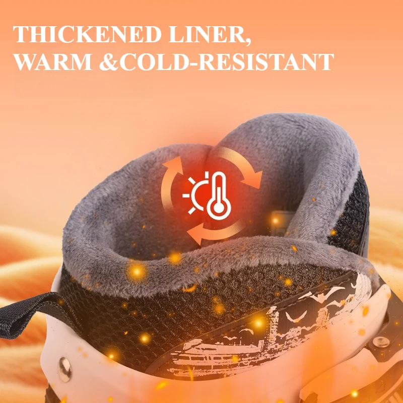 Adjustable Size Ice Skating Shoes Safety Anti‑Collision Ice Hockey Shoes Warm Thickened Liner Adults Kids Ice Blade Skate Shoes