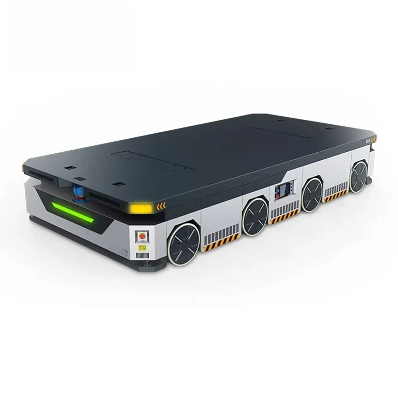 remote control heavy load  battery operated platform car electric trackless AGV transfer