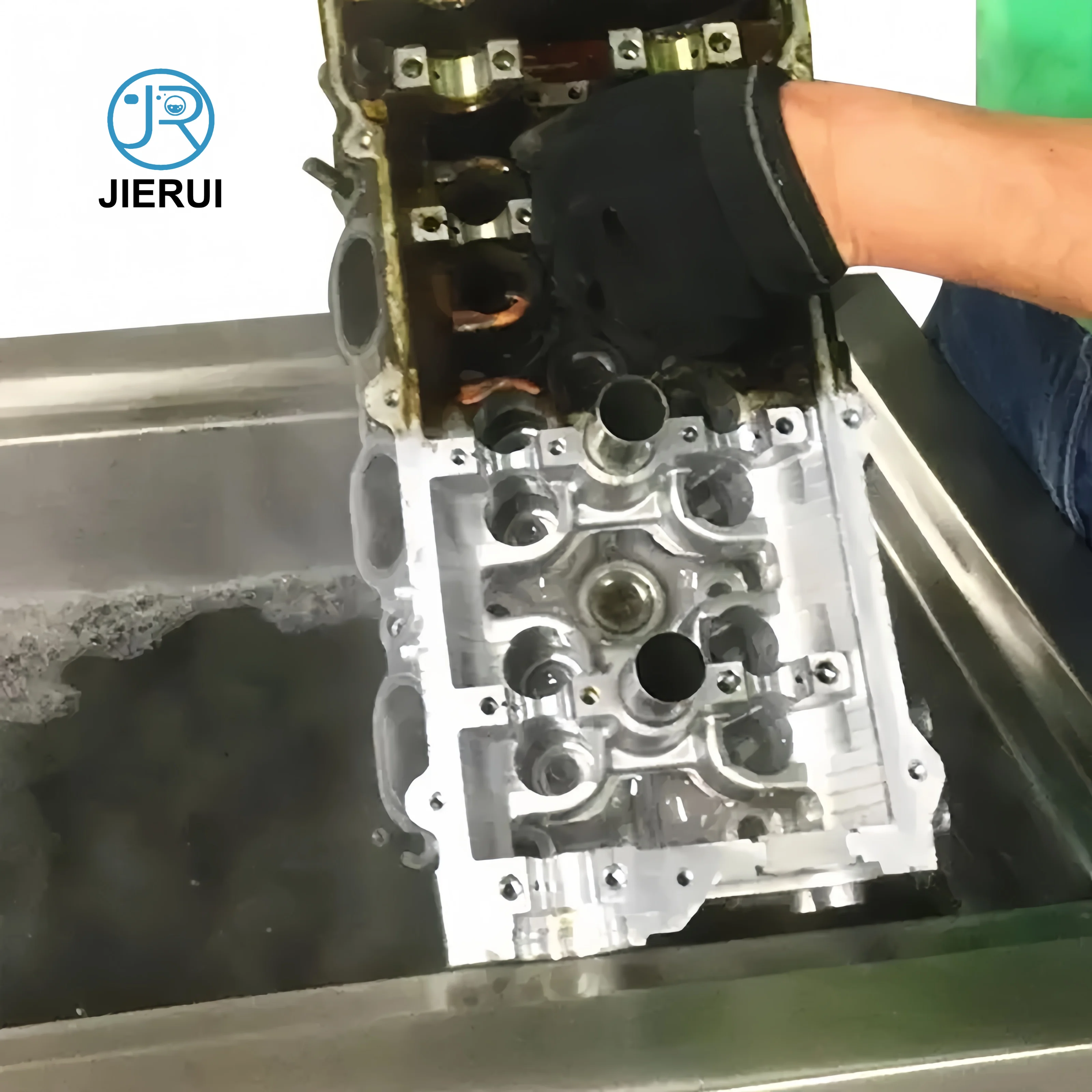 

JieRui Large Ultrasound Cleaning Machine Dpf Automotive Explosion Proof Engine Block 38L Industrial Ultrasonic Cleaner For Sale