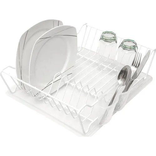 Zensan Single Layer Dish Basket + Plate-rack-Pvc Coated