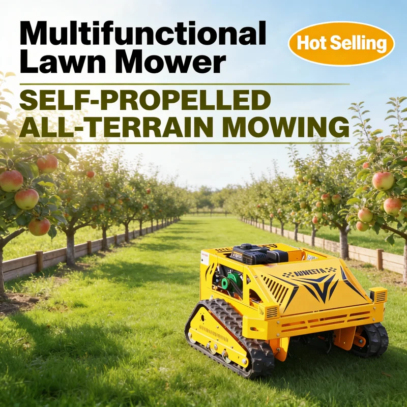 

Customized High Quality Agriculture Forestry Weeding Tool - Heavy Duty Remote Controlled Crawler Lawn Mower