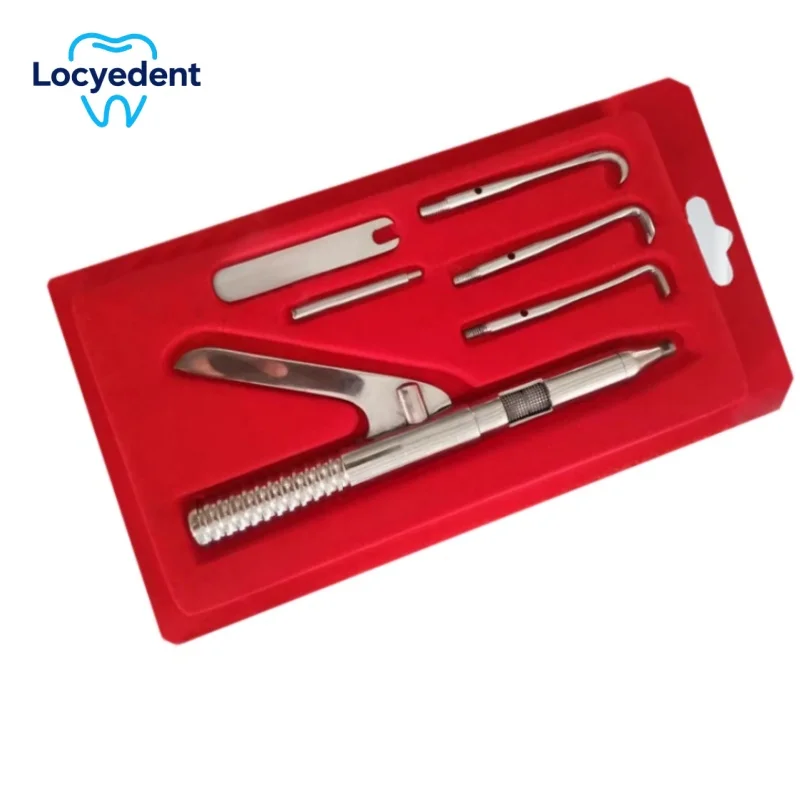 Dental Teeth Crown Remover Kit Automatic 4 Shifts Adjustable Stainless Steel Dentist Lab Teeth Restoration Tool Instrument