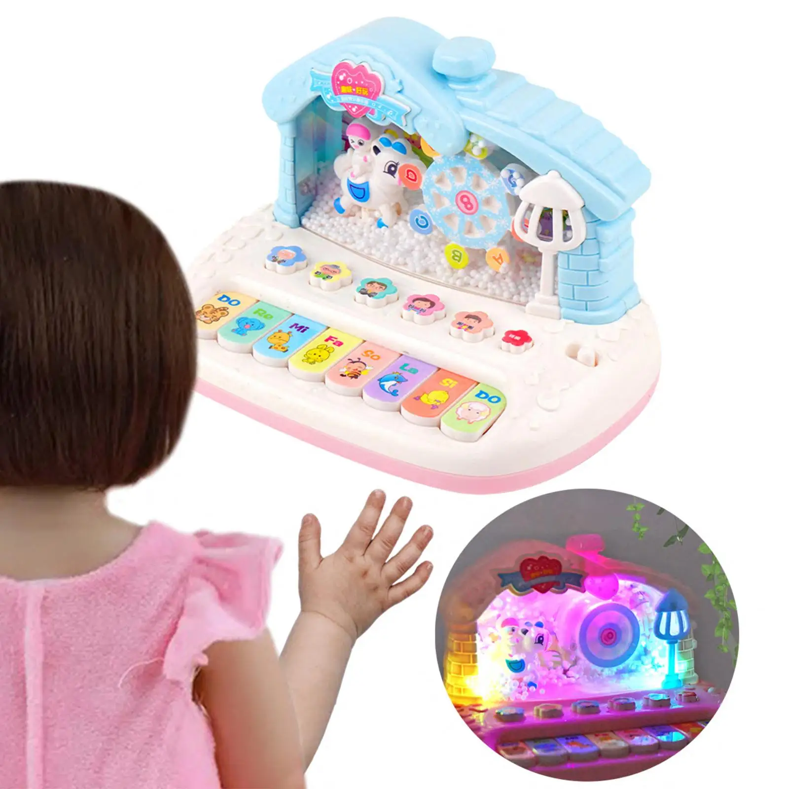 Electric Keyboard Children Piano Toy for 1 2 3 Year Old Boys Girls