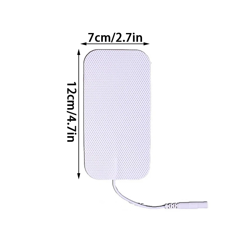 1/2PCS Muscle Stimulator Rectangular Electrode Pad Muscle Pain Relief Replacement Pads For Tens Body Toning Therapy Machine