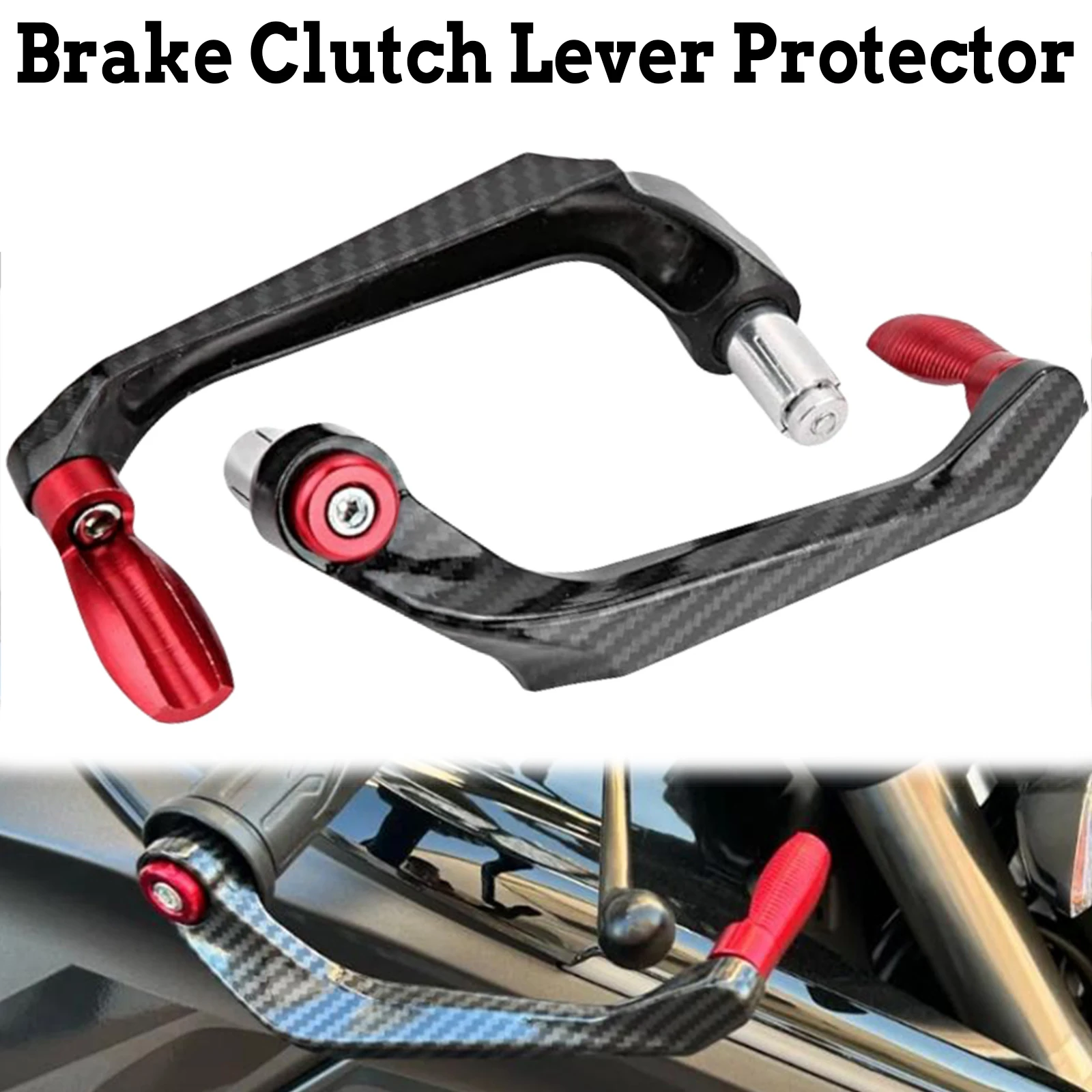 Motorcycle Scooter Mountain Bikes Brake Guard Lever Handlebar Brake Clutch Lever Handguard Protector Modification Accessories