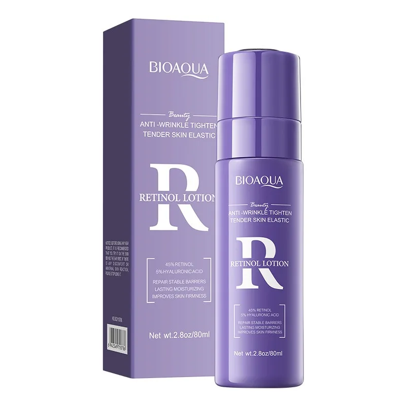 

80ml Retinol Lotion Facial Cream Eye Serum Moisturizing Firming Lifting Reduce Fine Lines Face Skin Care Beauty Korean Skincare