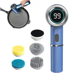 Shower Spin Brush For Cleaning Automatic Floor Scrubber Brush Electric Shower Scrubber USB Charging Electric Cleaning Brush For