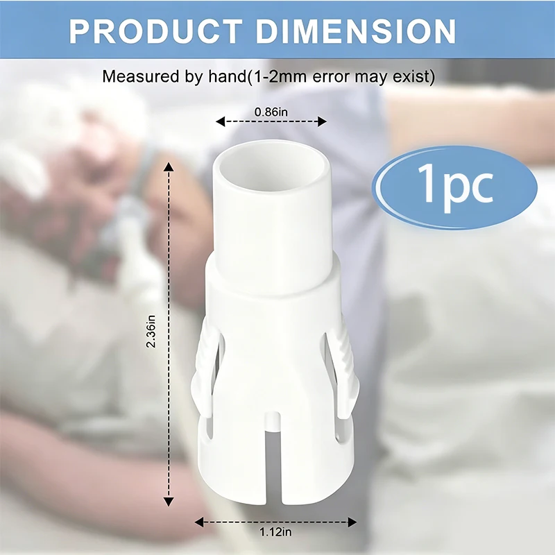 CPAP Hose Adapter for Resmed Airmini Travel CPAP, Compatible with for Resmed Air Mini Hose Adapter Universal Tubing Connector Fi