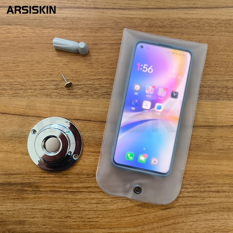

50sets Reuse Anti Camera Bag No Photography Allowed Bag No Picture Bag Up to 6.9inch Privacy Phone Pouch Matte Security Bag