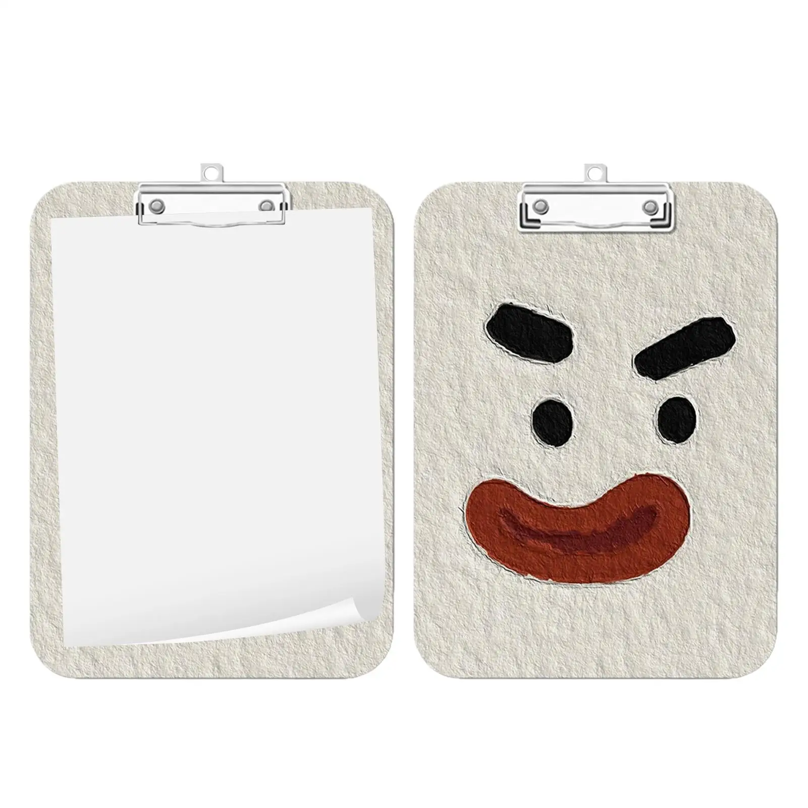 Small Clip Board 6x8in A6 Cute Funny Lightweight Portable Notepad Message Memo Clipboard for Students Office Workers Teachers