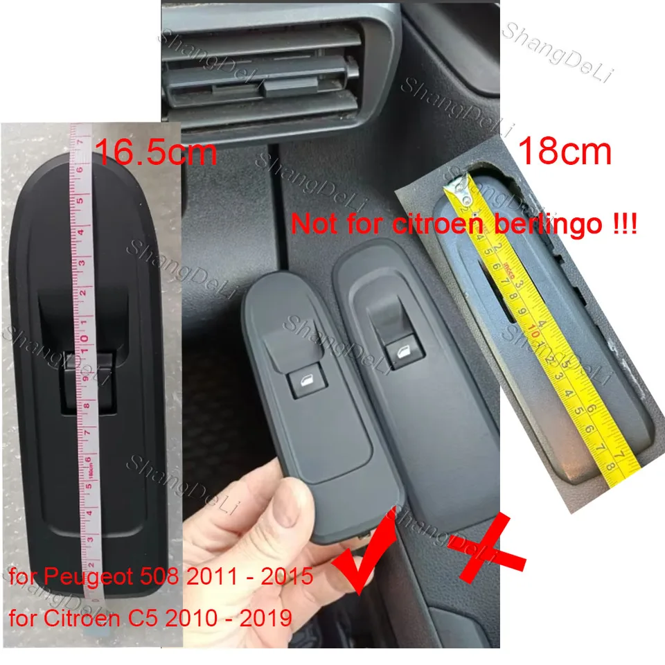 PULSANTIERA ALZACRISTALLI ANTERIORE Sx Per Fiat Ducato Citroen Jumper
