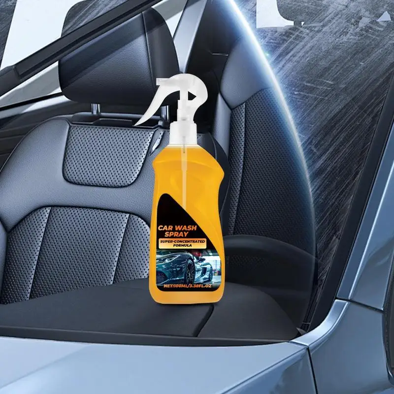 

Car Wash Liquid 100ml Headliner Cleaner For Car Interior Car Wash Spray Non-greasy Waterless Car Wash Car Glass Cleaner For Car