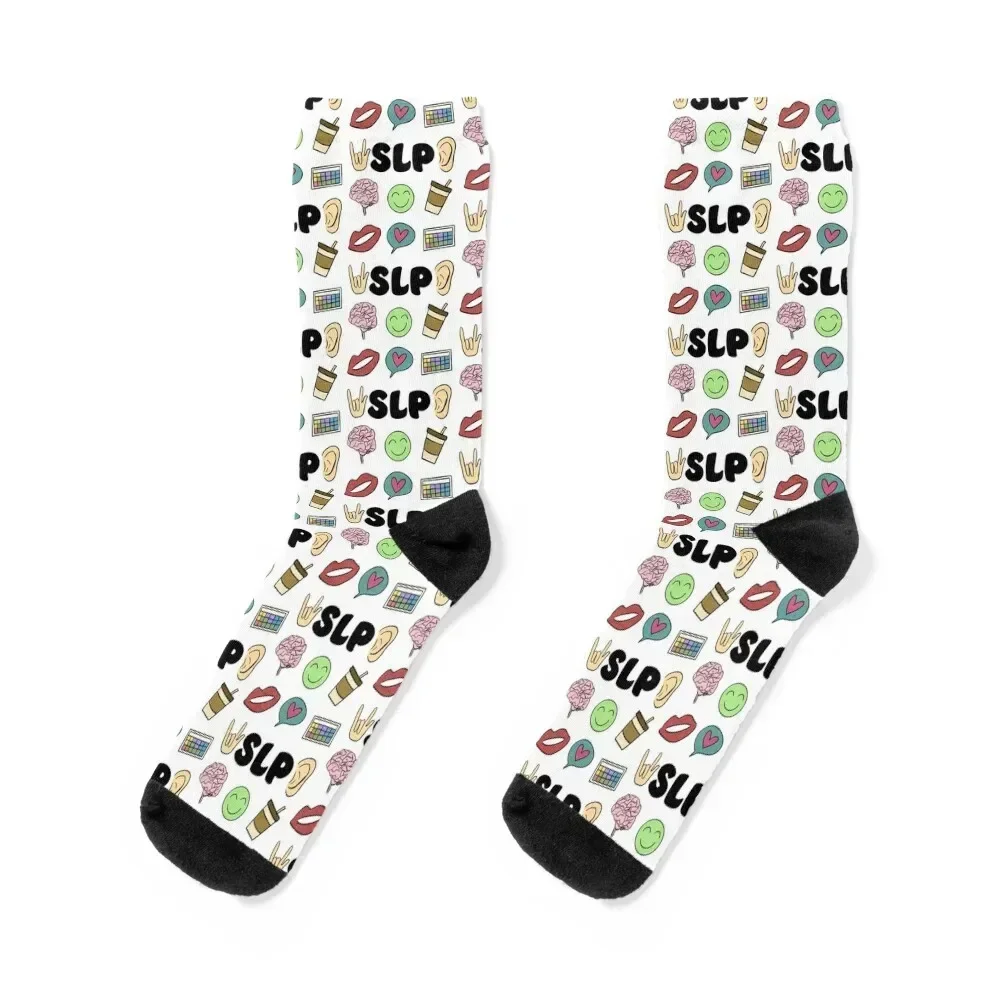 Speech Language Pathologist Socks professional running hockey fashionable Socks Woman Men's