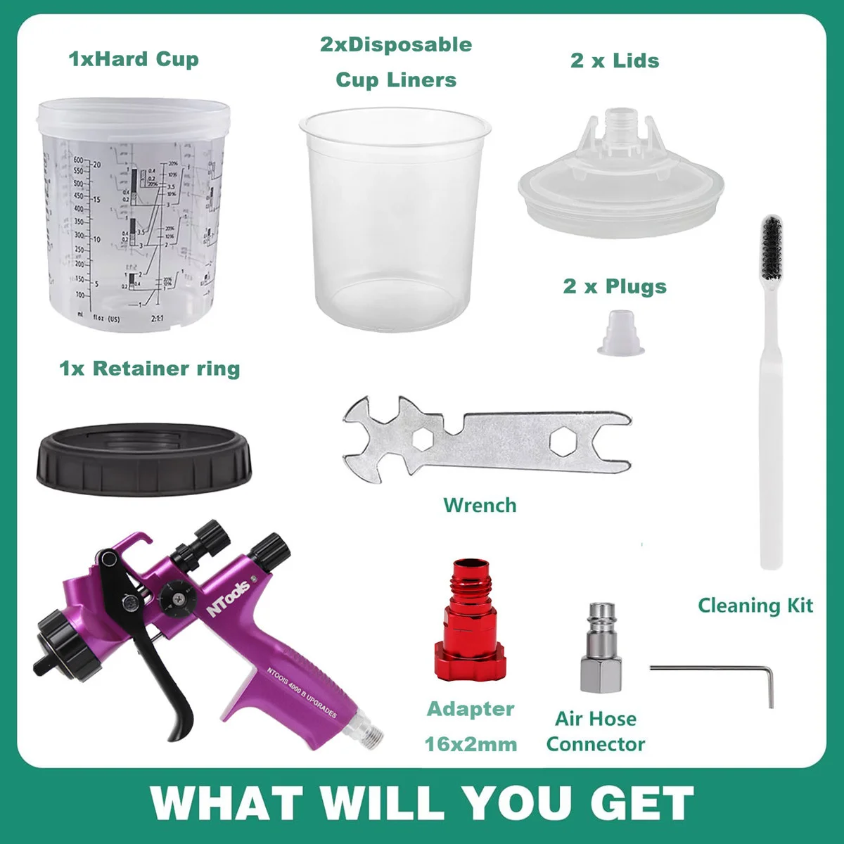 Paint Spray Gun Noz…