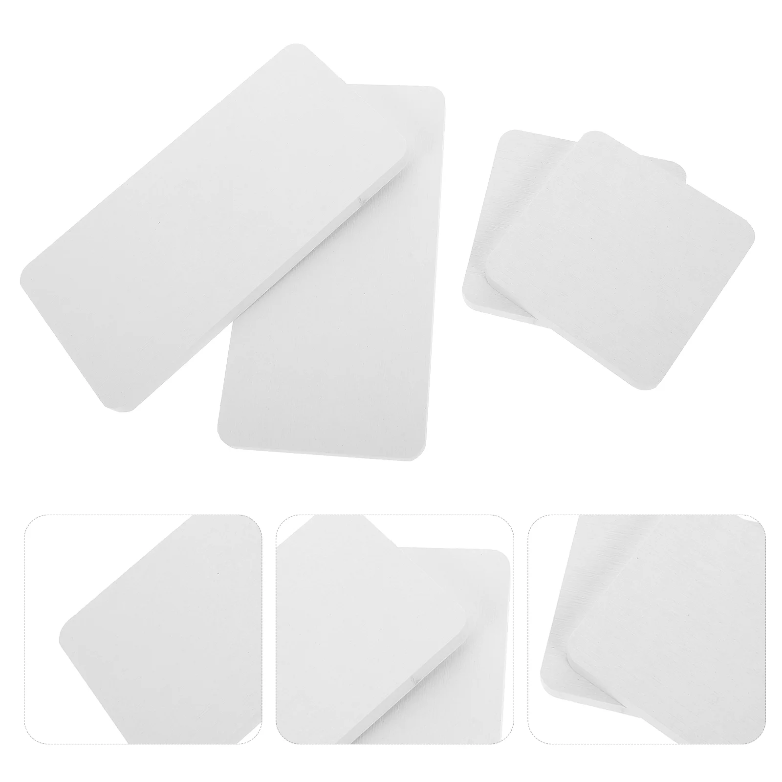 

4 Pcs Diatomite Soap Dish Counter Tray Water Diatomite Drink Coasters Diatomaceous Earth Pad