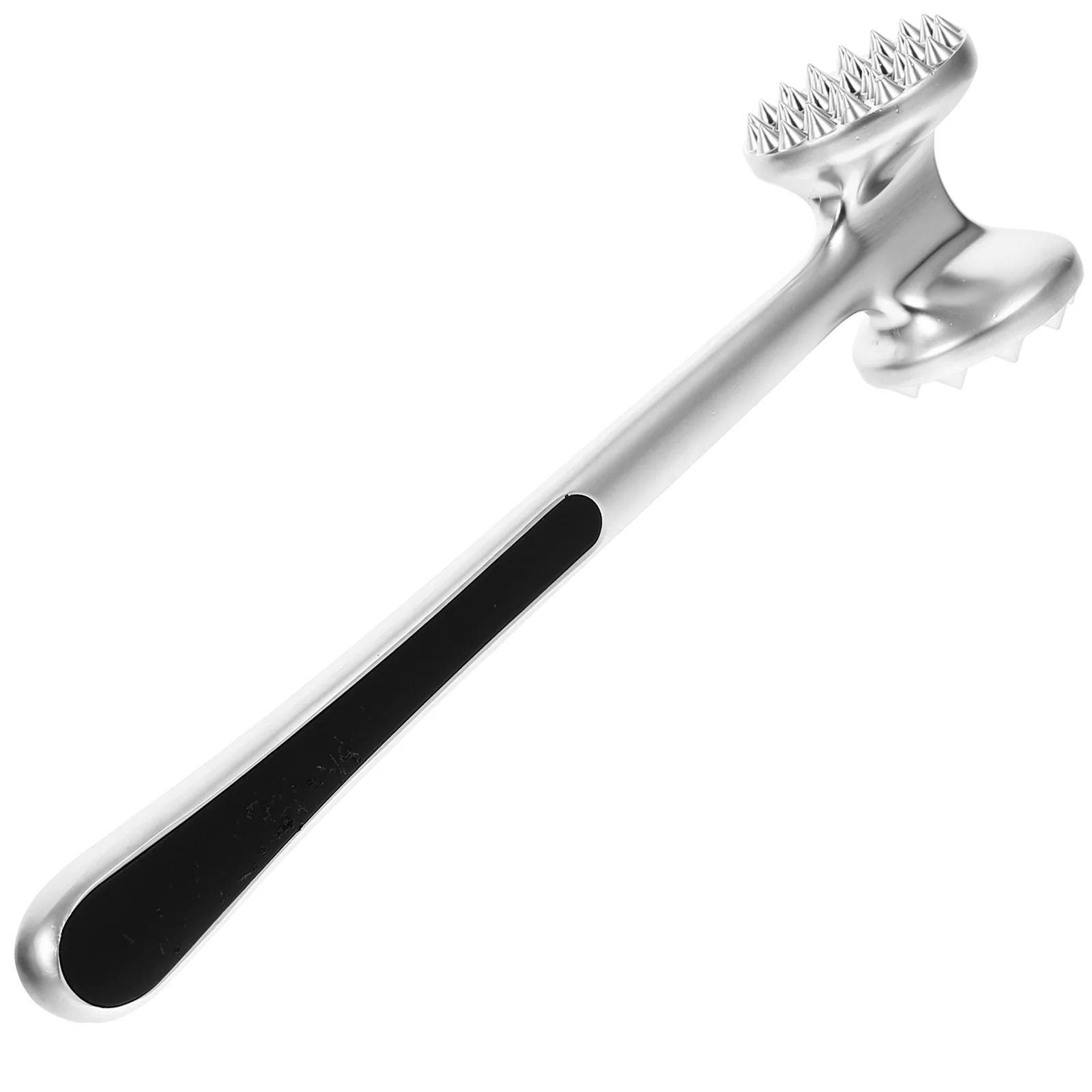 

Steak Meat Tenderizer Pounder Mallet Stainless Steel Kitchen Gadget Cooking Hammer Small Tools Silver for Home