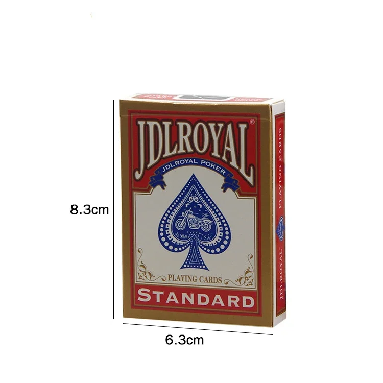 Newest Jdlroyal Poker Red/Blue Regular Playing Cards Standard Sealed Decks Magic Tricks Poker Magia Games Prop Magician Practice