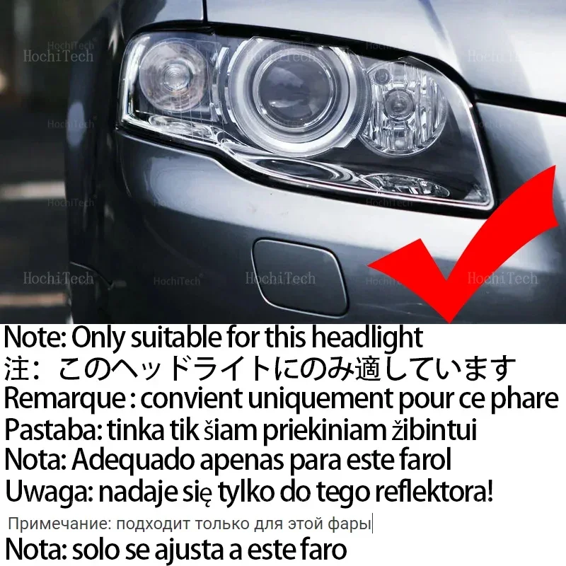 لسيارات BMW 7 Series E38 1995-2001 زينون المصباح الديناميكي LED حلقة عيون الملاك الهاتف APP التحكم عن بعد وامض خواتم