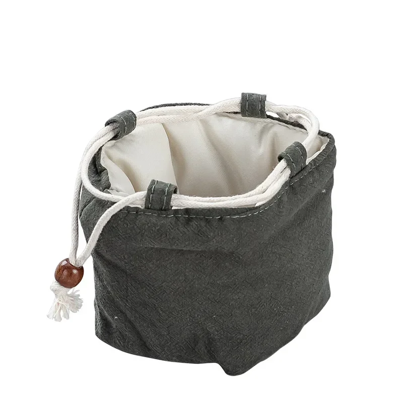 Single Cup Buggy Bag Master Cup Bag Portable Tea Brewing Pot Jian Kiln Cup Cloth Bag Drawstring Cotton Linen Bag Envio Gratis