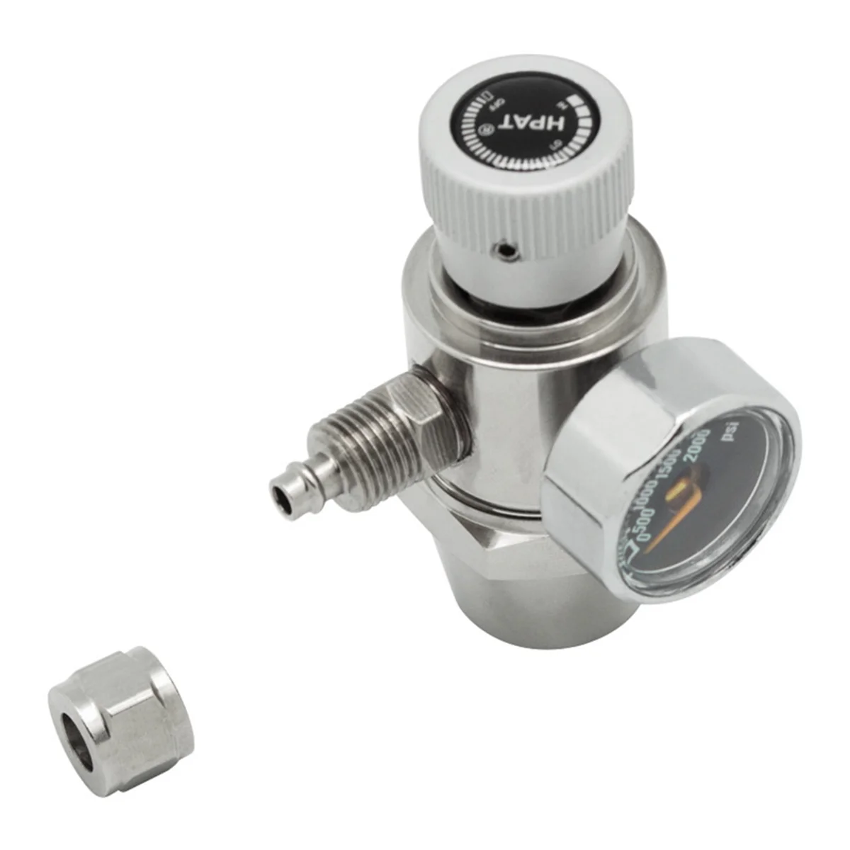 منظم حوض السمك CO2 2000 رطل لكل بوصة مربعة مقياس الضغط لأنبوب شفط 6 مم 5/8-18UNF