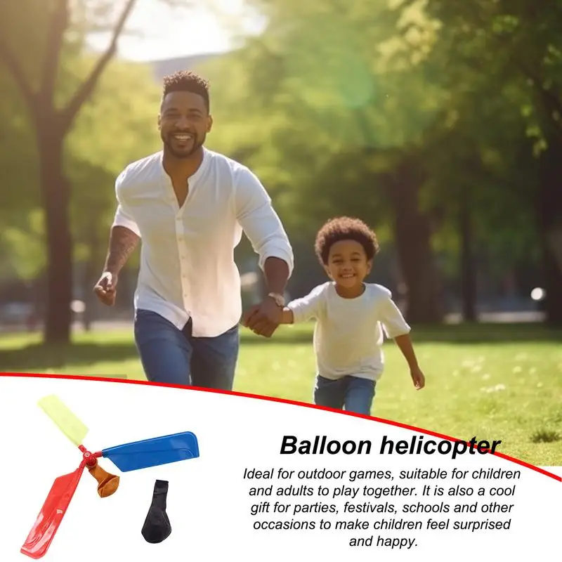 Helicóptero de juguete, globo, helicóptero, fácil de configurar, Favor de fiesta, relleno de medias, juguete deportivo al aire libre para niños, niñas, adolescentes, niños
