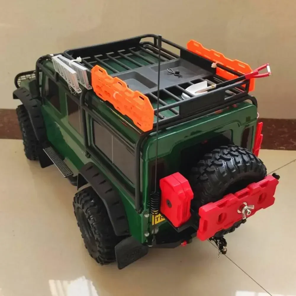 7in1กล่องถังน้ำมันเสาอากาศกล่องเชื้อเพลิง, แจ็คยกพลั่วสำหรับ trxs HSP redcat Rc4wd Tamiya SCX10 mobil RC