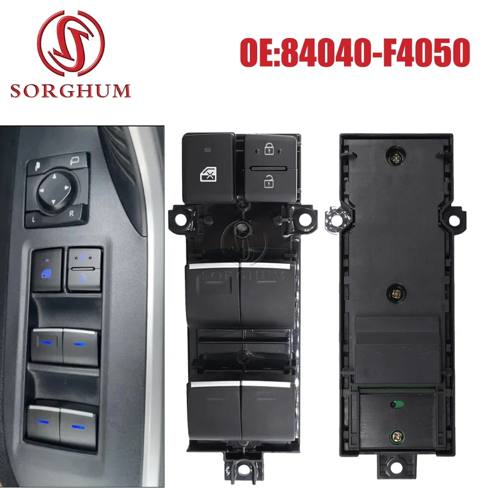 

SORGHUM New Electric Power Window Lifter Control Switch For Toyota RAV4 CHR 2018 2019 2020 2021 84040-F4050 84040F4050 Car Spare