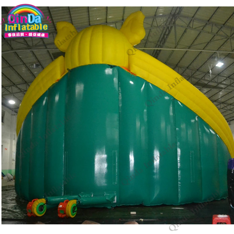 Portable Elephant Water Park Inflatable , Amusement Park Games , Kids Inflatable Park For Fun