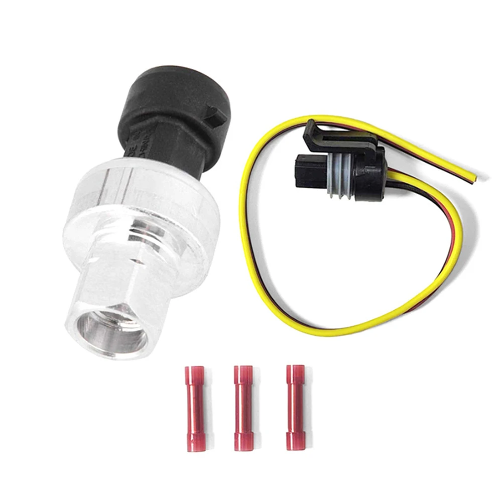 

A/C Refrigerant Pressure Switch Sensor & Connector For GM Chevy Hummer