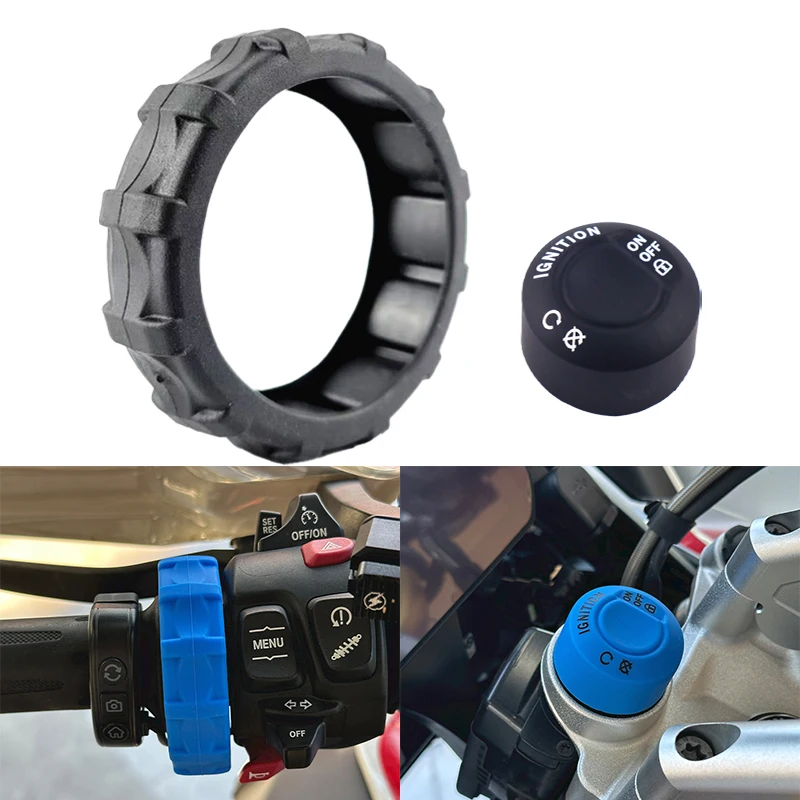 

Handle Controller Protective Rubber Sleeve One-key Start Switch Protective Cover Fit For BMW F900R F900XR R1200GS R1250GS LC ADV