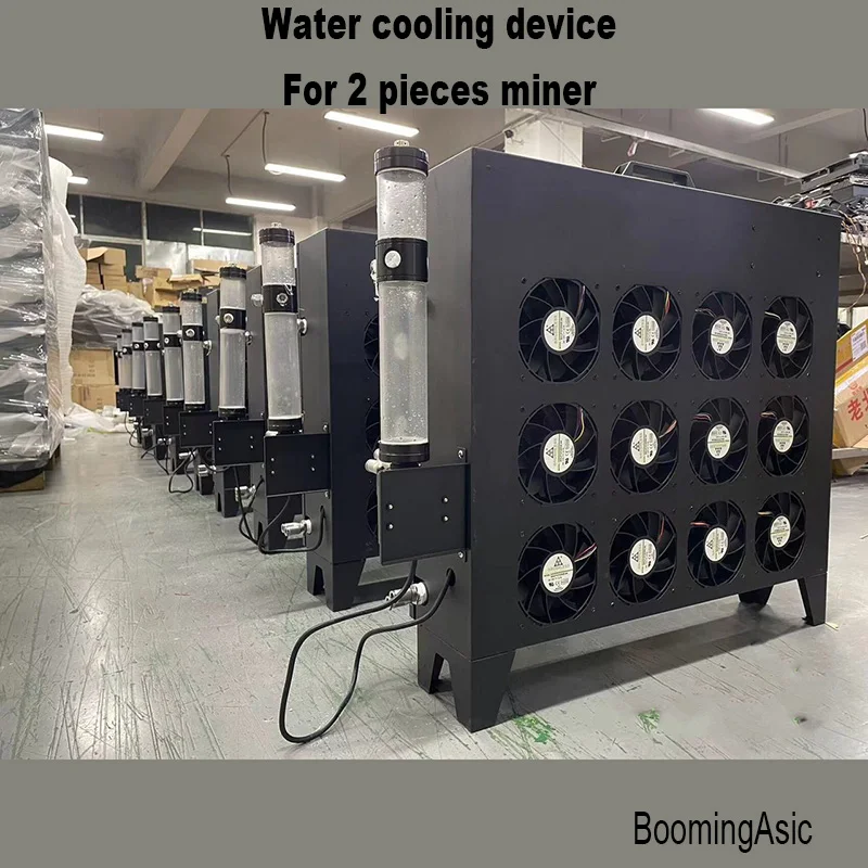 Imagem -02 - Bitcoin Miner Water Cooling Kit Radiador 12kw Refrigerador para Antminer Whatsminer S19pro Hydro S19xp Hyd M33s M53 M53s 2024