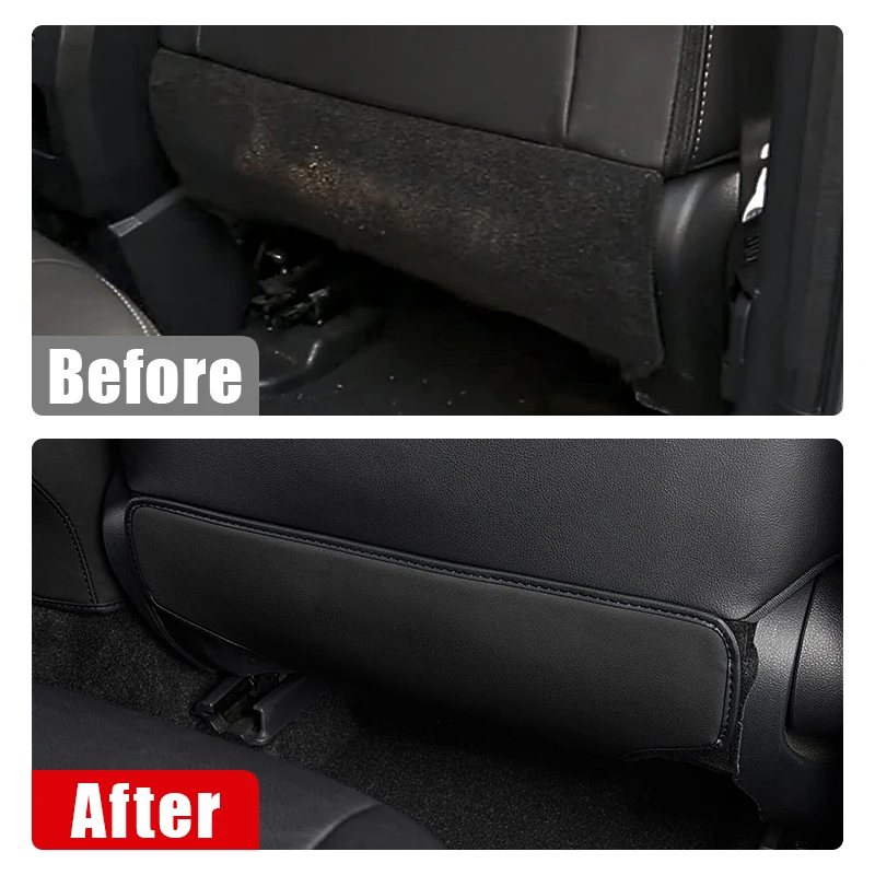 Leather Central Armrest Box Pad Seat Back Children Kick-Proof Protective Mat Pads For Toyota Camry 70 XV70 2018-2021 2022 2023