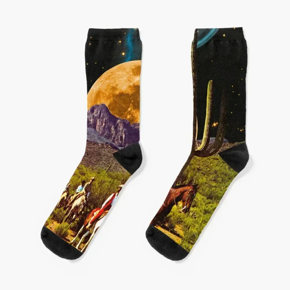 

Space Cowboys Socks hockey custom sports Christmas basketball Socks Man Women's