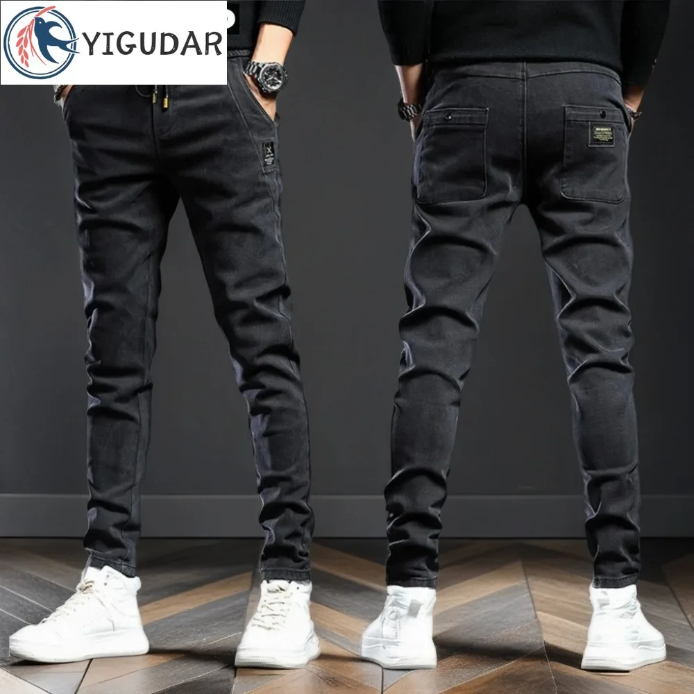 

Fashion New Design Hot Sales Long Male Free Pantalones Blue Stretch Pants Jeans For Men Trend Stretch Jeans Long Pants