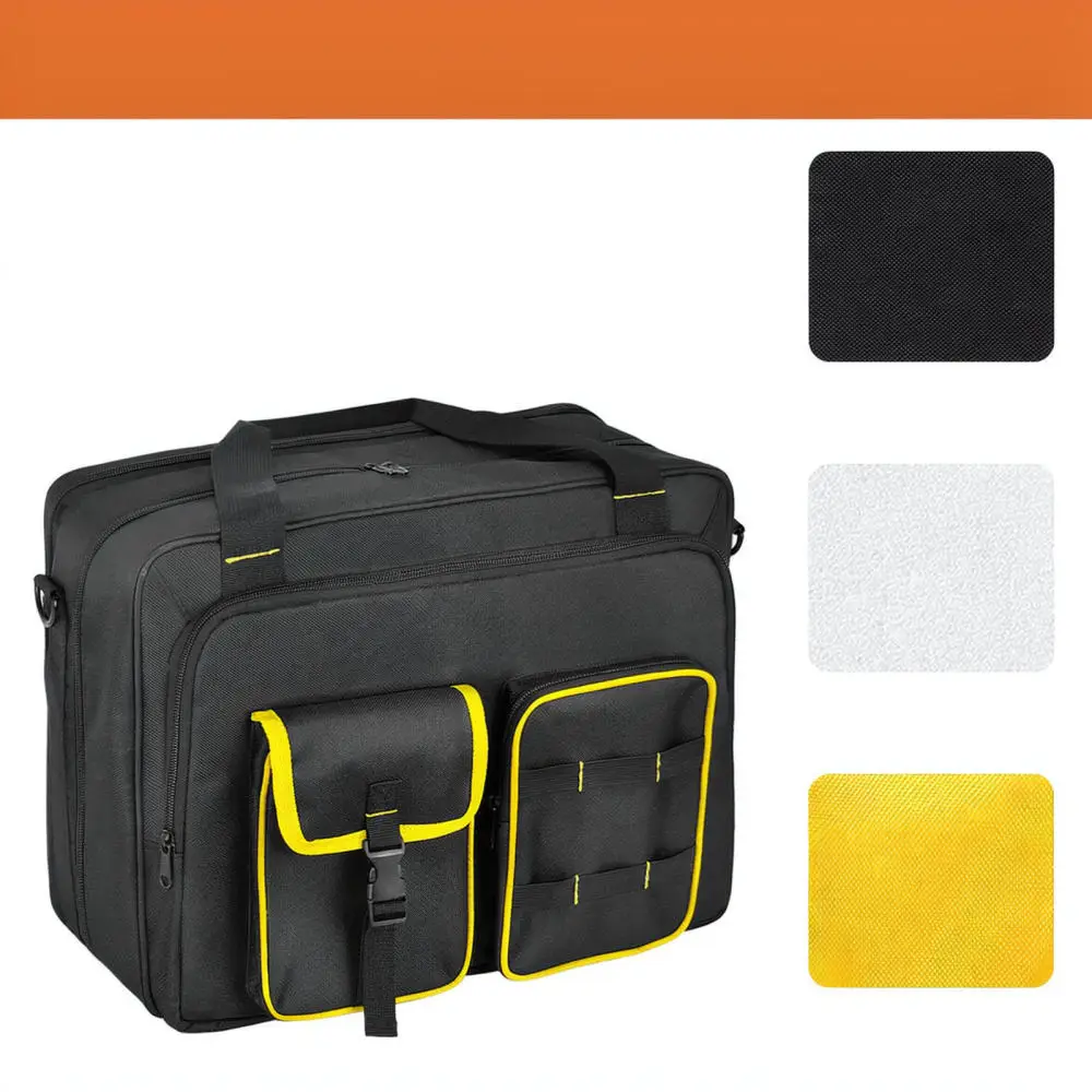 Durable Oxford Cloth Tool Storage Case Multi Functional Electrician Handbag Portable Shoulder Bag Maintenance Equipment