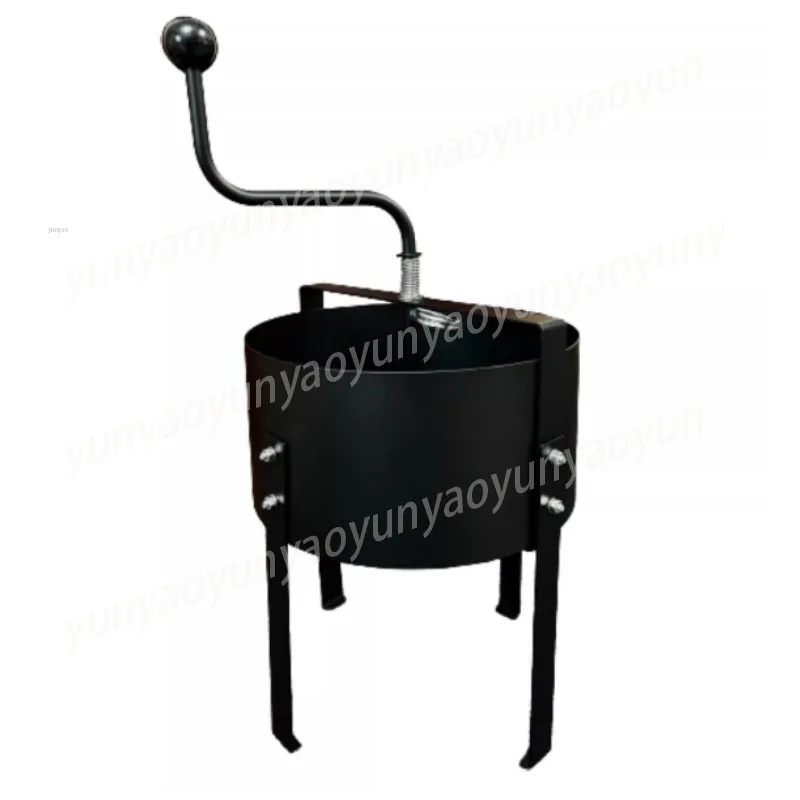 

Rotating Soil Sieve, Garden Compost Sifter with Metal Mesh, Handheld Drum Filter for Potting Soil and Debris