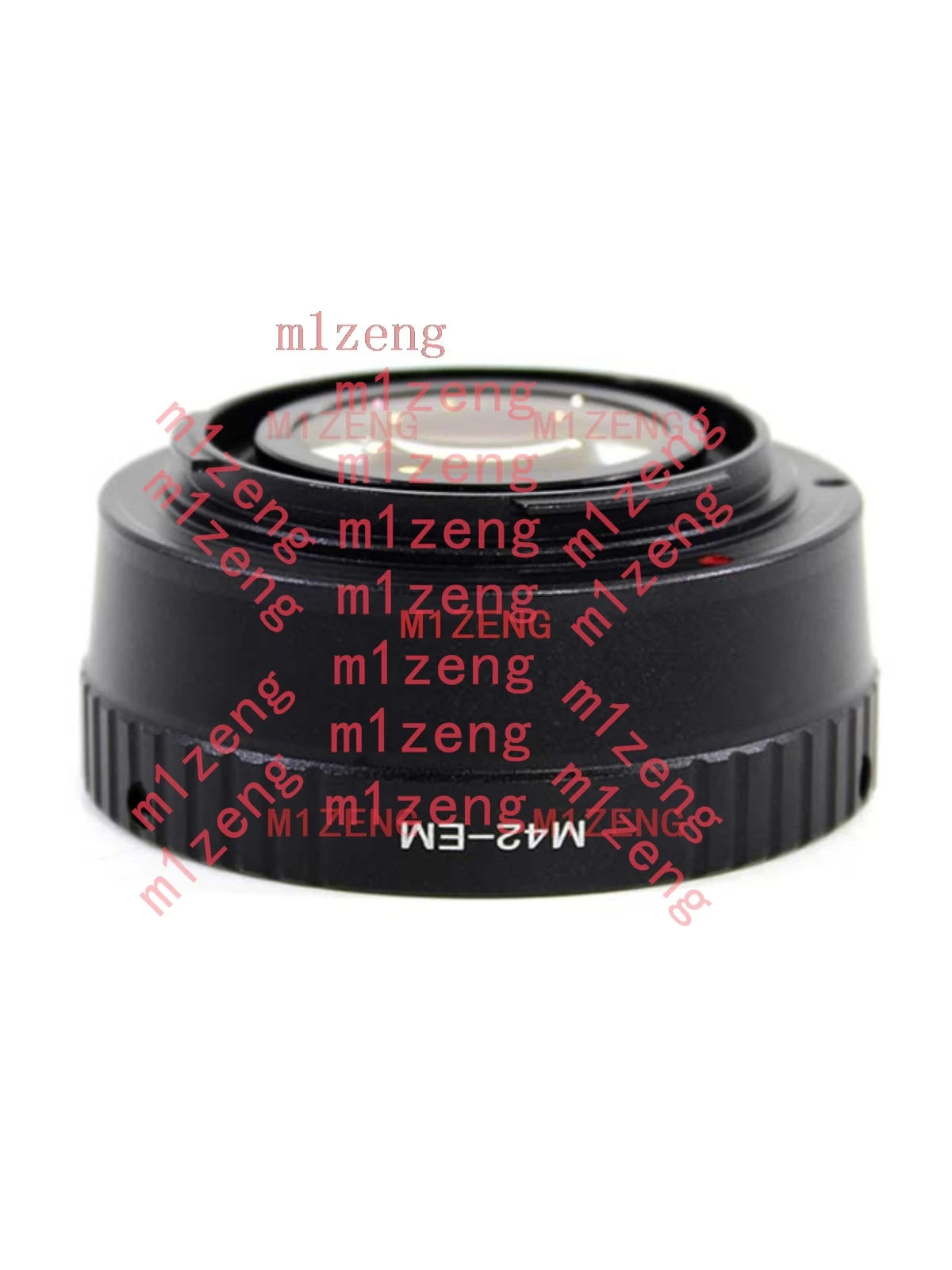 M42-EM Focal Reducer Speed Booster adapter ring for m42 42mm mount lens to canon EF-M EOSM/M2/M3/m5/M6/M10/m50/m100 camera view 5