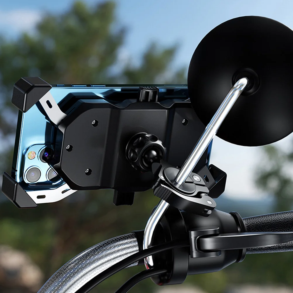

1Pcs Handlebar Balls Mount Base Phone Holder Base High Hardness Aluminum Alloy for Motorbike Bicycle Mobile Phone Stand