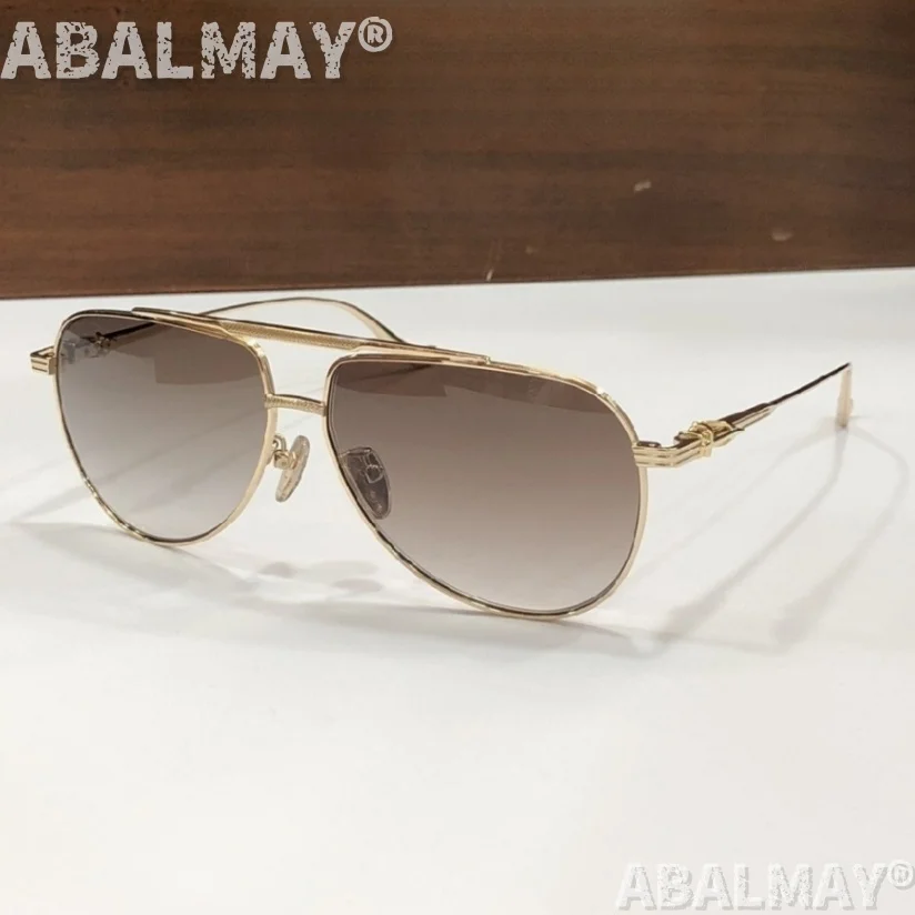 نظارات شمسية عالية الجودة للرجال والنساء 8171 مقاس 61-12-150 نظارات شمسية بتصميم عصري فاخر من التيتانيوم UV400 مع صندوق