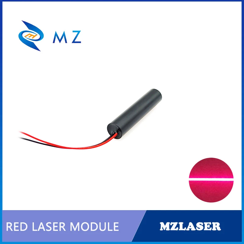 Laser à ligne rouge de qualité industrielle, technologie de diode, savoir à chaud, compact, type d'entraînement APC, Mini D, 10mm, 650nm, 10mW, 12V