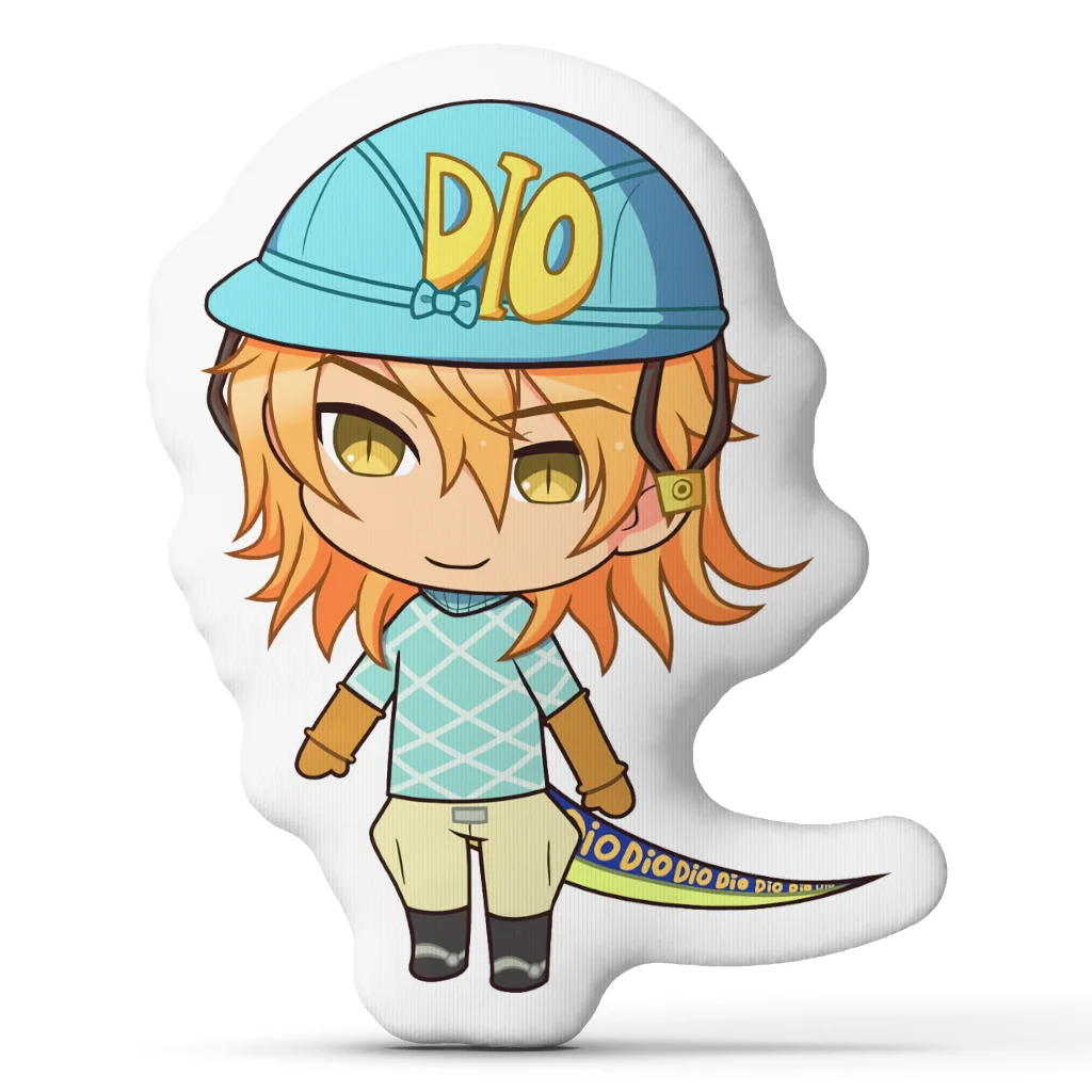 Chibi Diego Brando Steel Ball Run Jojo 7 Plush Pillow Cushion Irregular Stuffed Throw Pillow Home Decor Gift Sofa Bed Couch