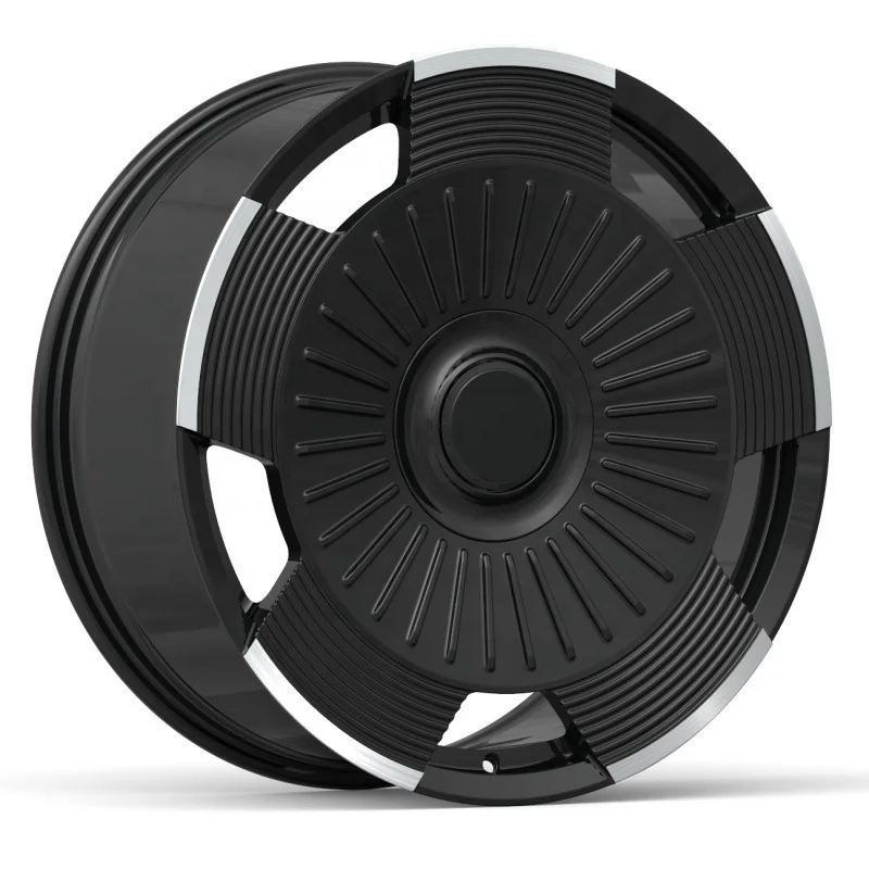 

Rimpower Big Size 22 23 24 25 Inch 22x9.0 6x139.7 Gloss Black Machined Face Concave One Piece Wheel Fit for tank 700