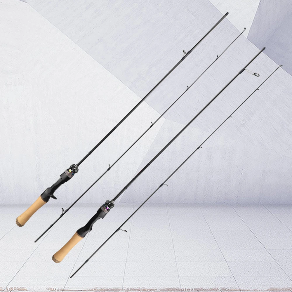 FISHINGFANS RANCY 2.0 5' 5'6 6' FUJI O Guide AA Cork Handle 40T Carbon Solid Carbon Tip UL Ultralight 1-8g Trout Fishing Rod
