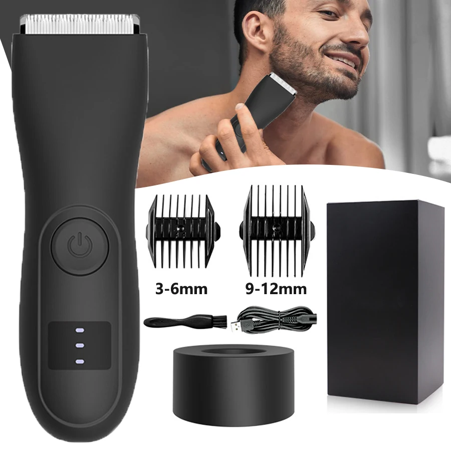 

Electric Body Hair Trimmer for Men Hair Women Lady Shaver Hair Removal Bikini Trimmer Groin & Body Shaver Groomer Quiet