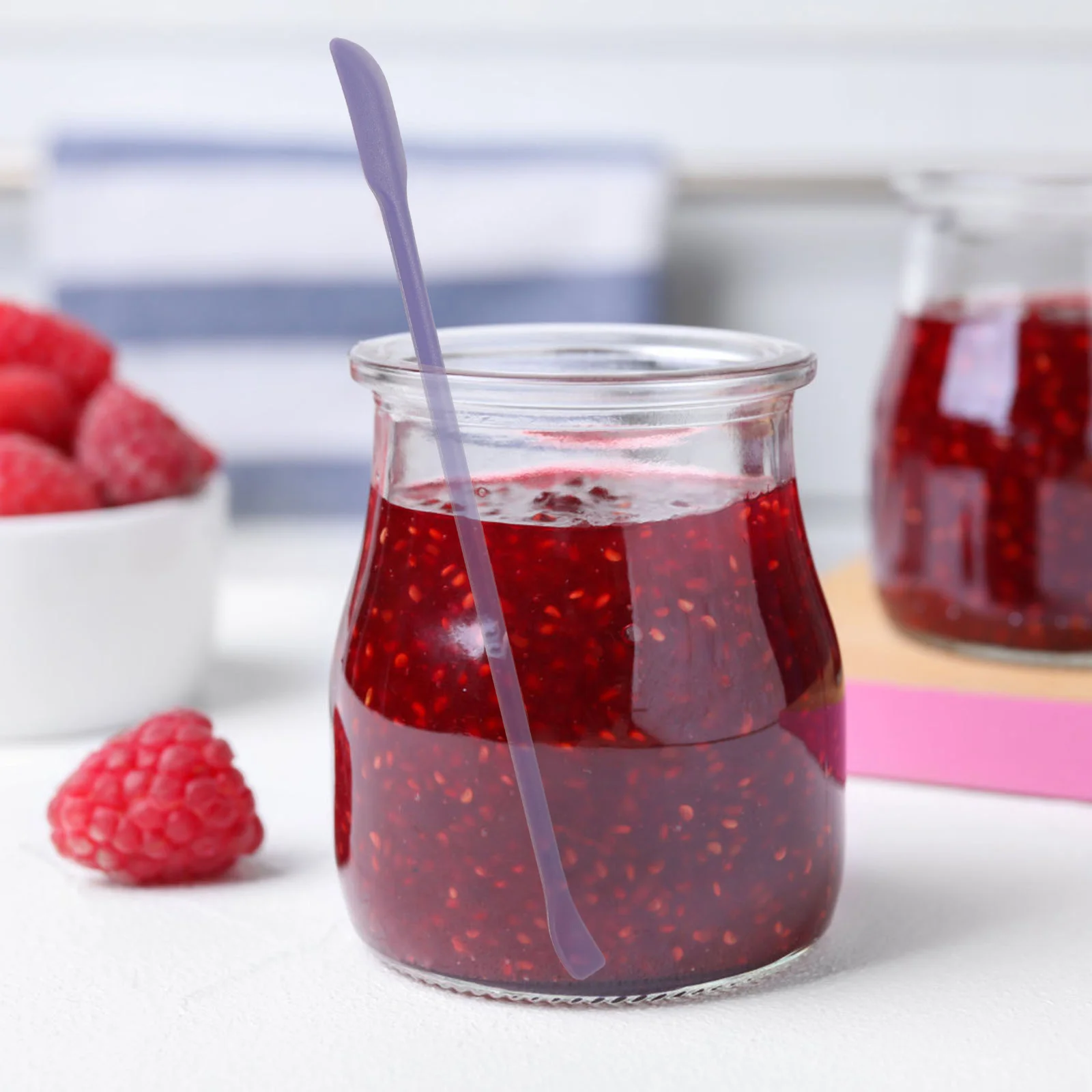 

3Pcs Silicone Spatula Set Mini Makeup Spatulas Double Ended Small Beauty Lotion Scoop for Skincare Makeup Spatula