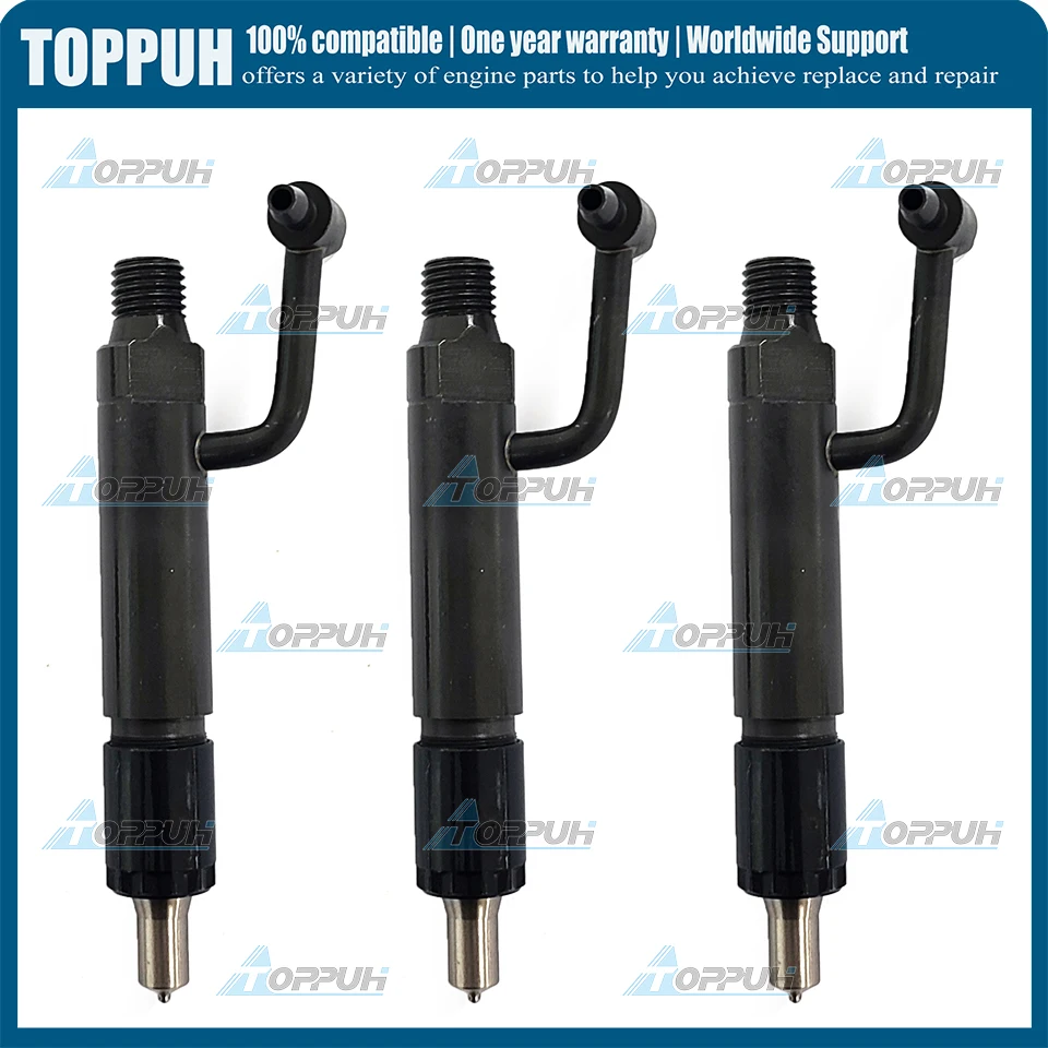 3TNV82 729503-53100 Fuel Injectors fits For Yanmar Engine 4TNV88 (3pcs)