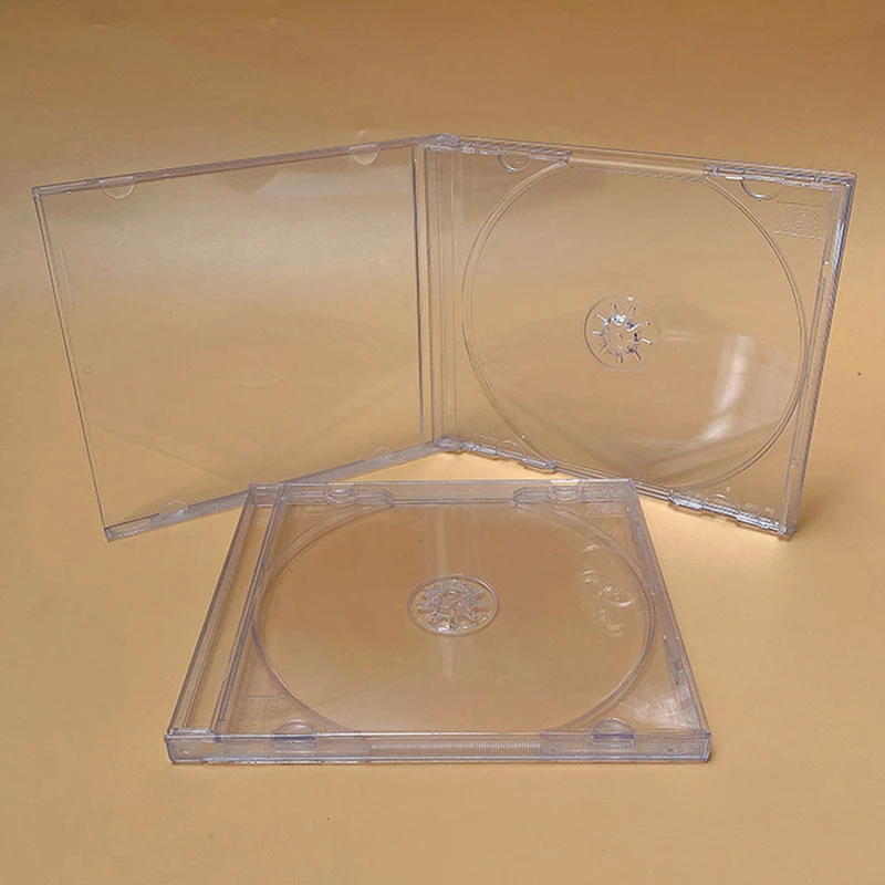 1PC Standard Single Disc Storage Box ,DVD Case, ReadStar CD Case 14.2×12.4×1.0CM Clear Plastic CD Jewel Case , Disc Box,CD Box